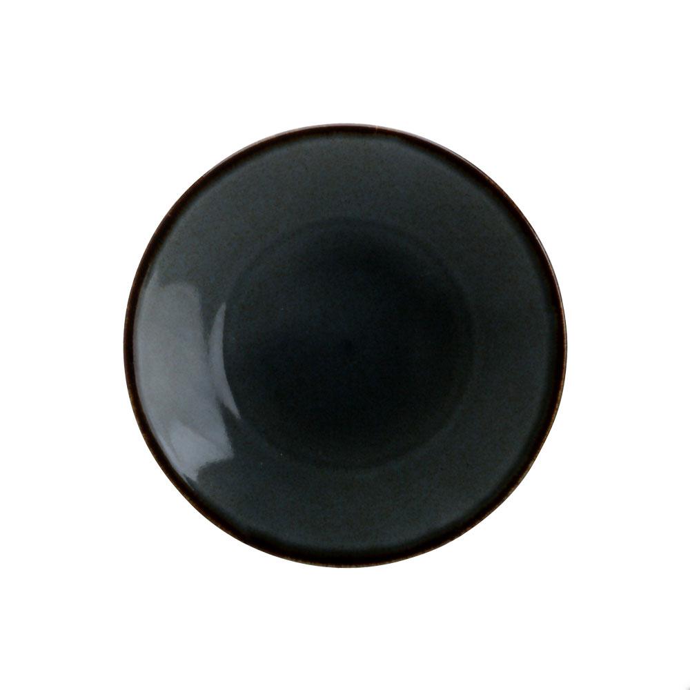 Avet Plato de Postre Stoneware Colección Reactive Grey, 20,5 cm - Juego de 6 Unidades