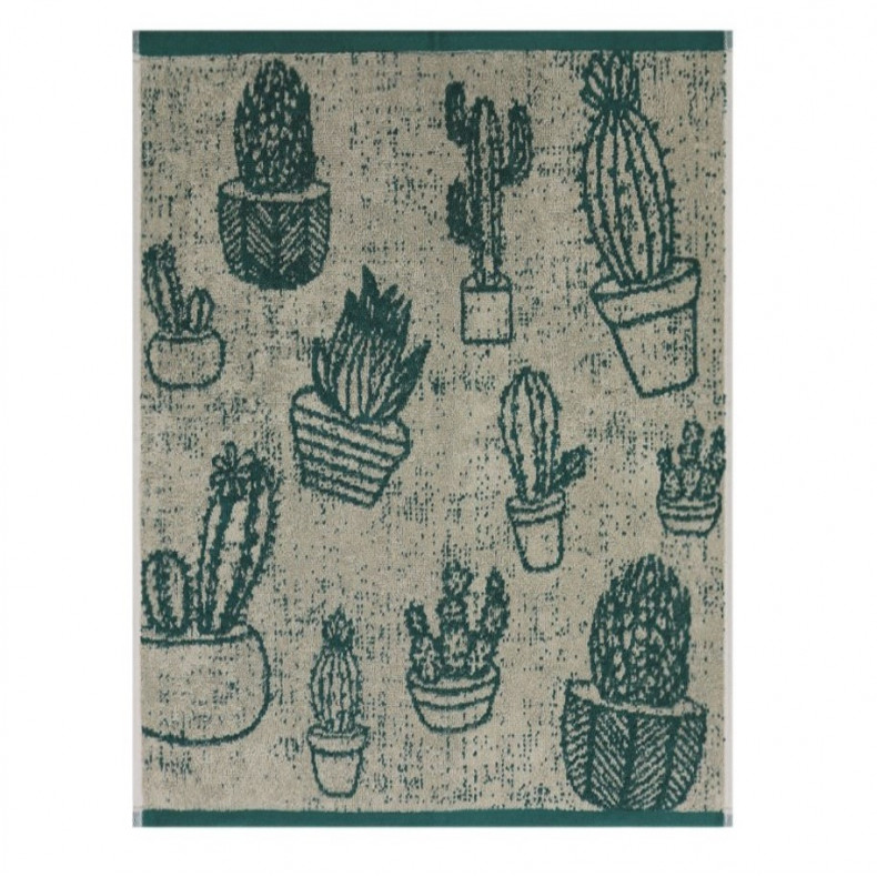 PAÑO COCINA SARGA CACTUS VERDE
