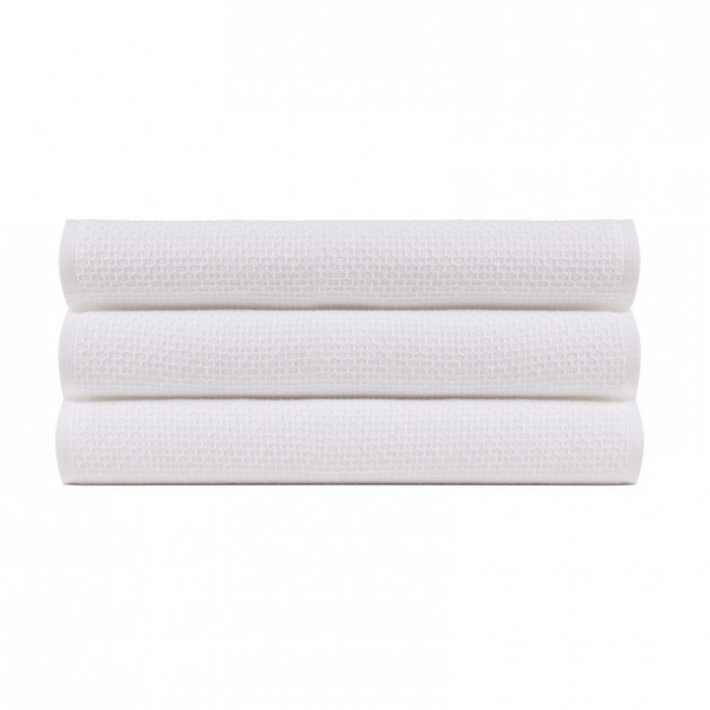 PAÑO PURE NIDO ABEJA 50X50CM BLANCO