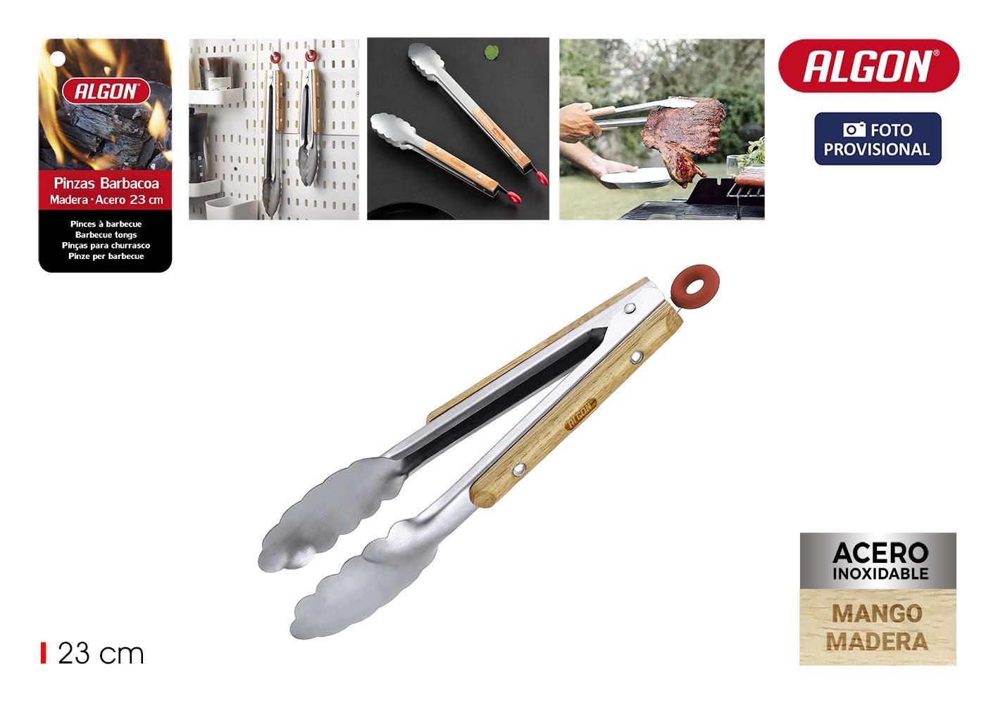 Algon Pinzas de Barbacoa de Madera 23 cm (24 Unidades)