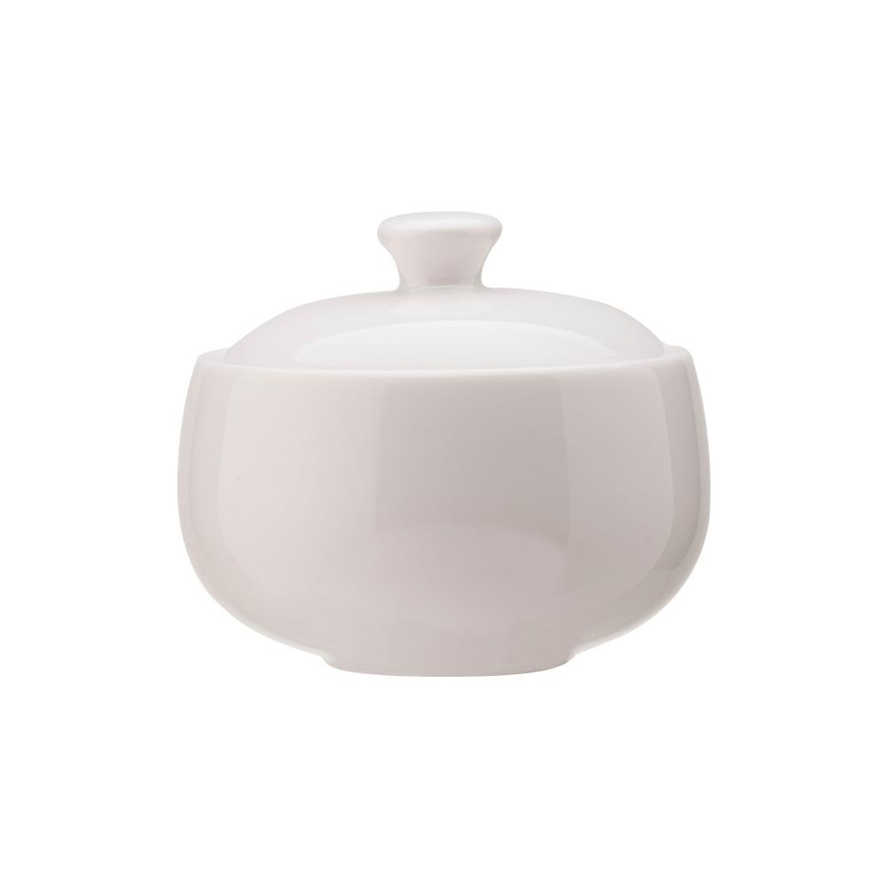 Avet Azucarero con Tapa Blanco Puro Colección Plain White Pack de 6 Unidades para Hostelería, Apto Microondas y Lavavajillas