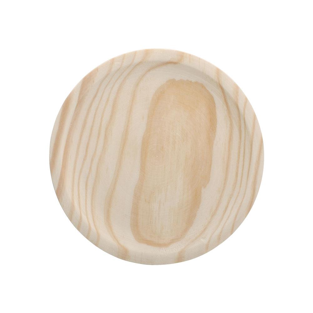 Mundet Plato Típico para Pulpo a Feira o a la Gallega, Diámetro 18 cm, Ideal para Raciones de Tapa - Pack de 12 Unidades