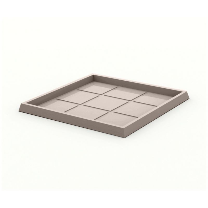 Platos cuadrados para macetas grandes y pequeñas