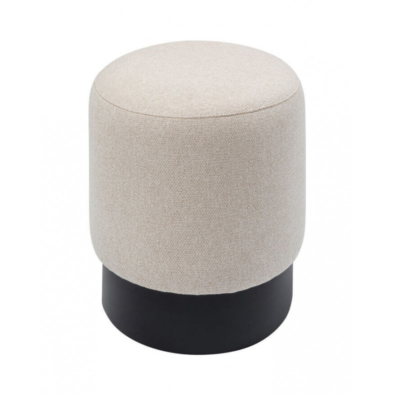 PUFF CHERRY CREMA/ NEGRO D36CM