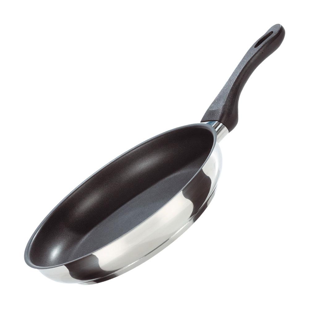 GSW Sartén Century Acero Inoxidable 18/10 Teflon Select 24 cm Todo Tipo Cocinas Lavavajillas Pack 6 Unidades