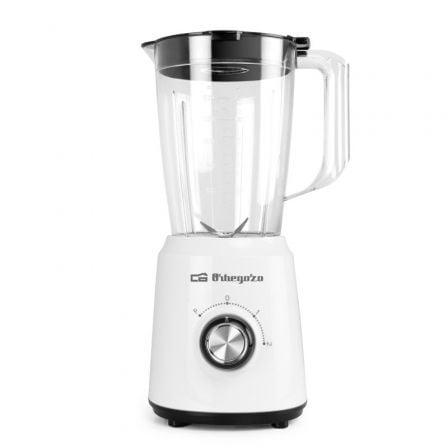 Orbegozo BV 5035 Batidora de Vaso 500W, 1.5L, 2 Velocidades + Pulse, Cuchilla 4 filos Acero Inox., para Smoothies y Batidos