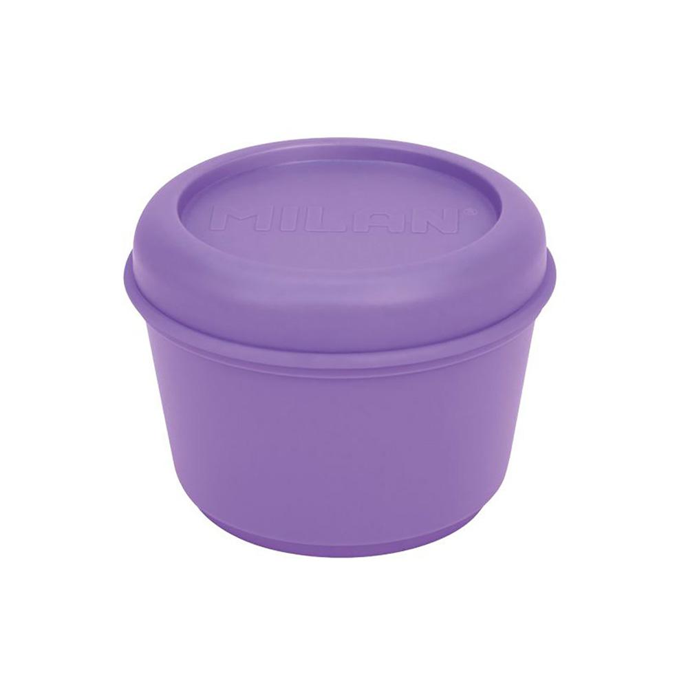 Milán Recipiente para alimentos redondo Sunset 0.25 l violeta, apto microondas, congelador y lavavajillas, BPA free