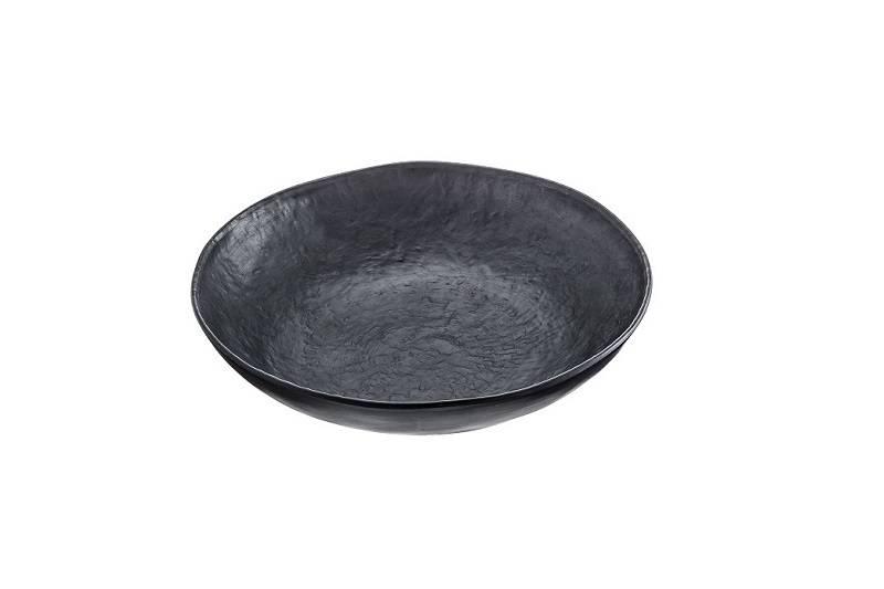 Leone Fuente Honda de 100% Melamina, de 31,2 cm de Diámetro y 8,5 cm de Altura, Apta para Lavavajillas