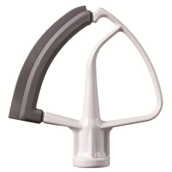 Kitchenaid 5KFE5T Batidor con Lado Flexible en Aluminio Revestido de Nylon Antihadherente y Lateral de Silicona
