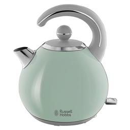 Russell Hobbs 24404-70 Hervidor Bubble Eléctrico de Agua 1.5L Verde Pastel con Filtro Extraíble y Base 360°
