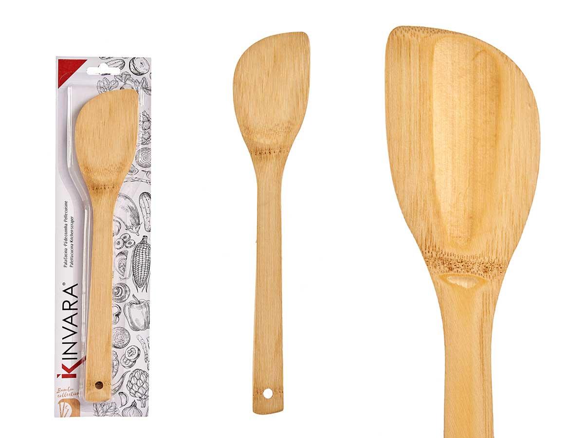 Kinvara Pala de Cocina de Bambú Ovalada 30 cm (48 Unidades)