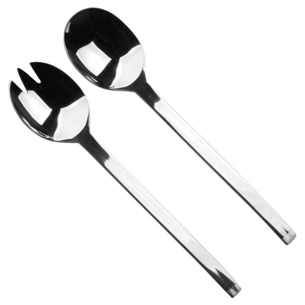 Herdmar Cubiertos para Servir Ensalada de Acero Inoxidable Colección Spiga