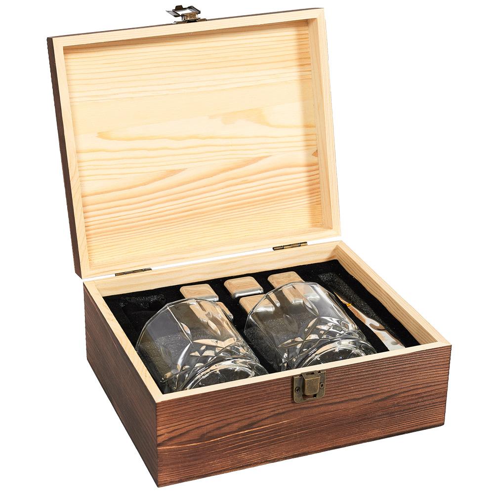 Cook Concept Set de Whisky 10 Piezas Estilo Gentleman de Vidrio y Cristal