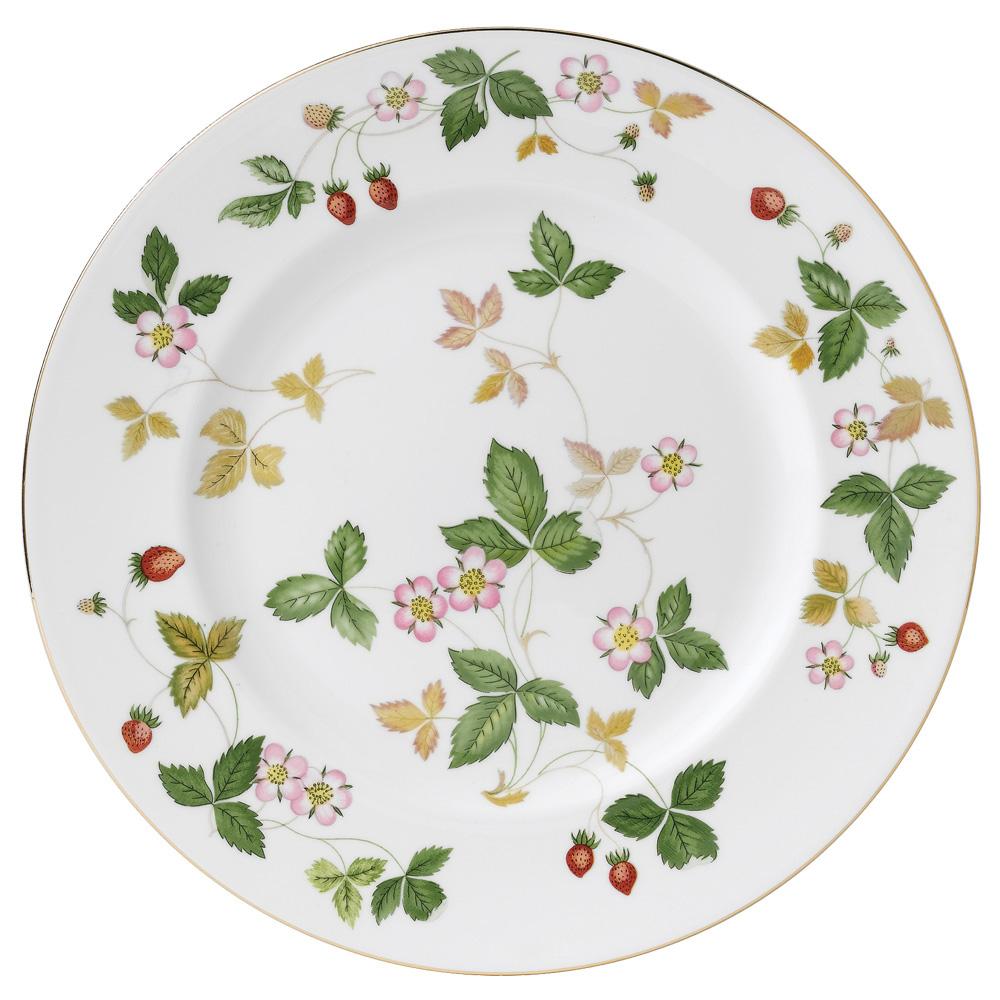 Wedgwood Plato Llano Colección Wild Strawberry Bone China 27 cm Set de 4 Unidades