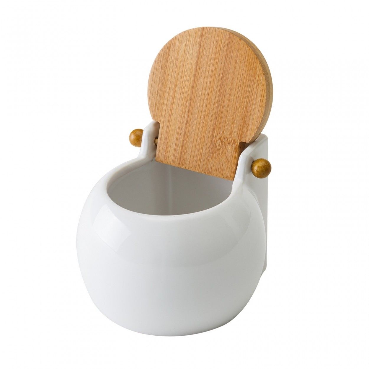 Salero de Cerámica. Blanco