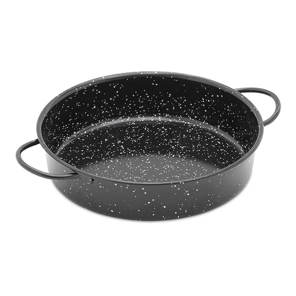 Vaello Fuente con asas esmaltada Ø20 cm, apta para llama/inducción/vitrocerámica