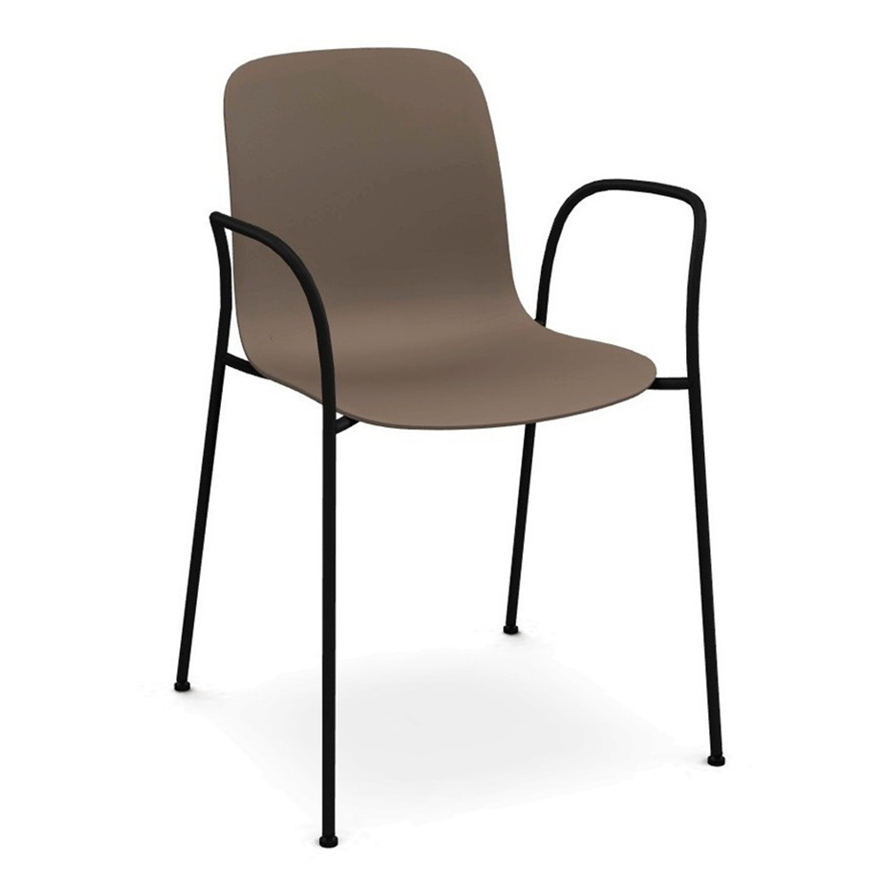 Silla con brazos Substance Polipropileno Acero Magis