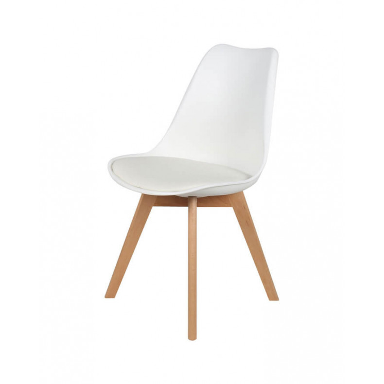 SILLA COLORS COJÍN BLANCO