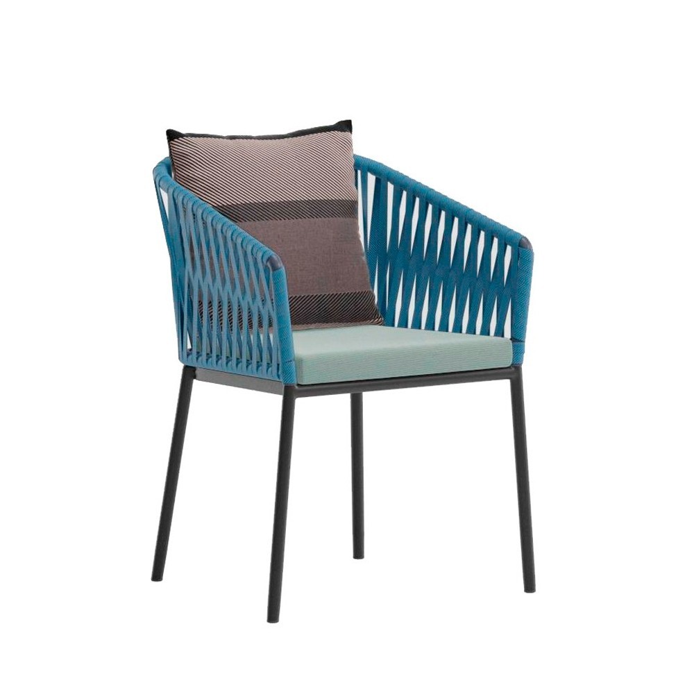 Sillón Aluminio brazos Bela Rope Bitta Kettal