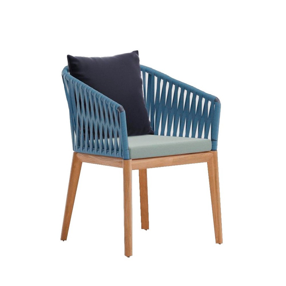 Sillón Teca brazos Bela Rope Bitta Kettal