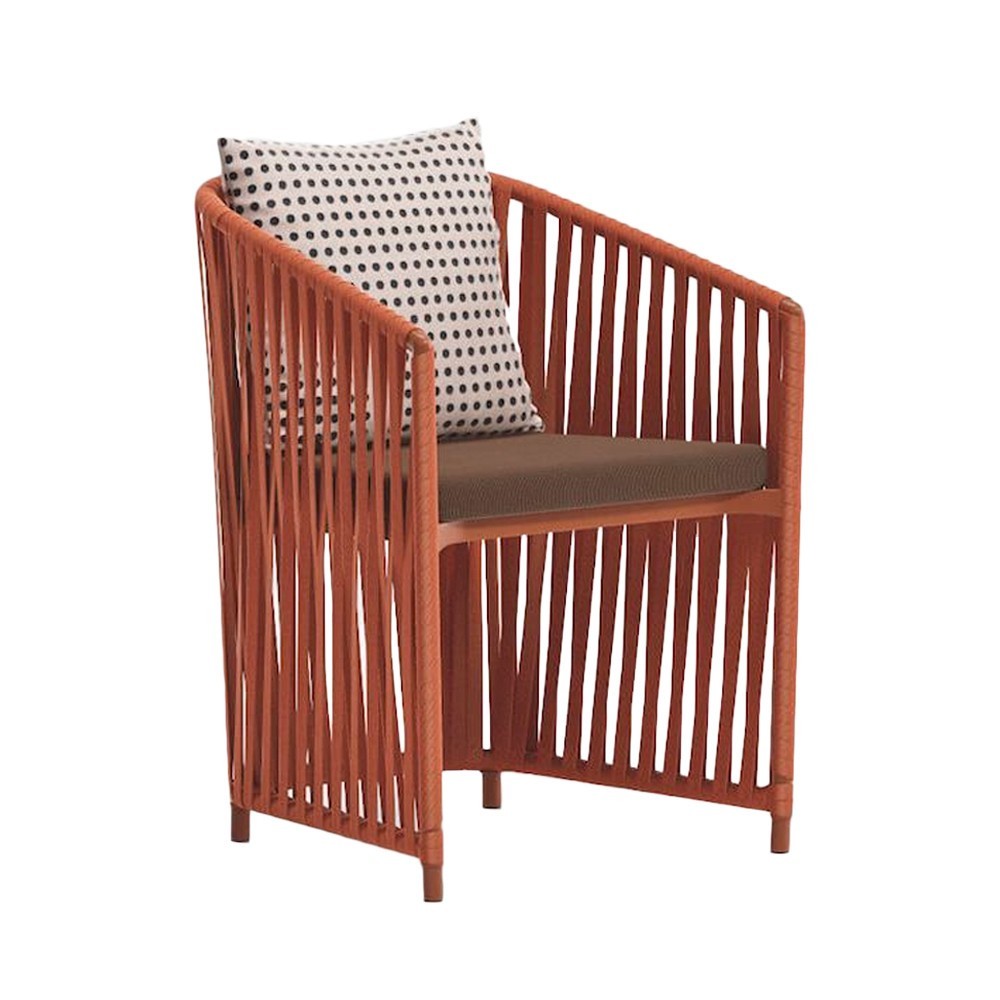 Sillón comedor full Bela Rope Bitta Lounge Kettal