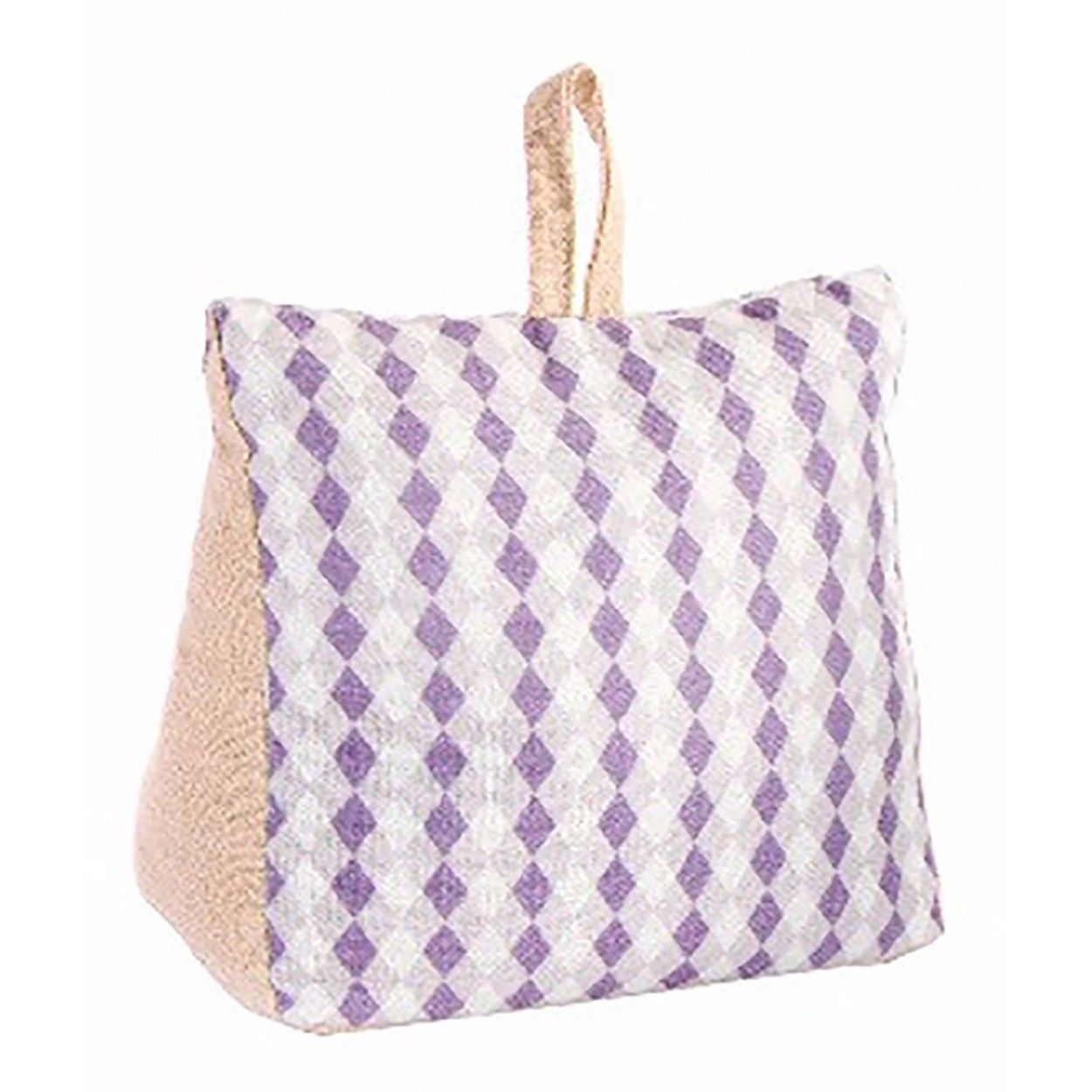 Sujetapuertas Decorativo de algodon, Diseño de sacos con Estilo Original/Moderno 18x10x18cm