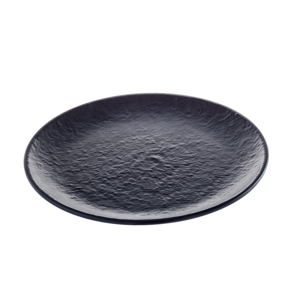 Leone Fuente de Melamina Redonda de 39,7 cm de Diámetro, 3,4 cm de Altura, Apta para Lavavajillas