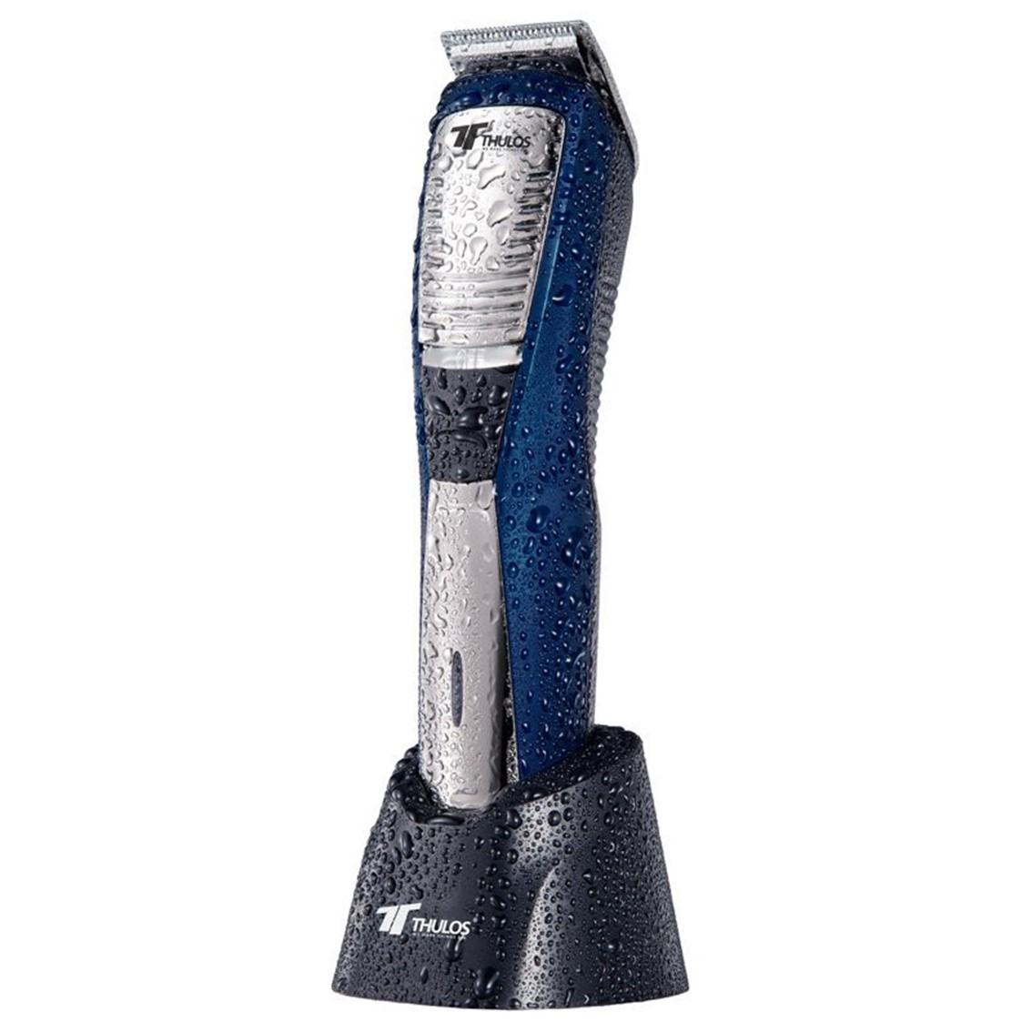 Thulos Recortadora de Pelo Recargable TH-CP107, Resistente al Agua con Guías de Corte (2-10mm), Incluye Accesorios