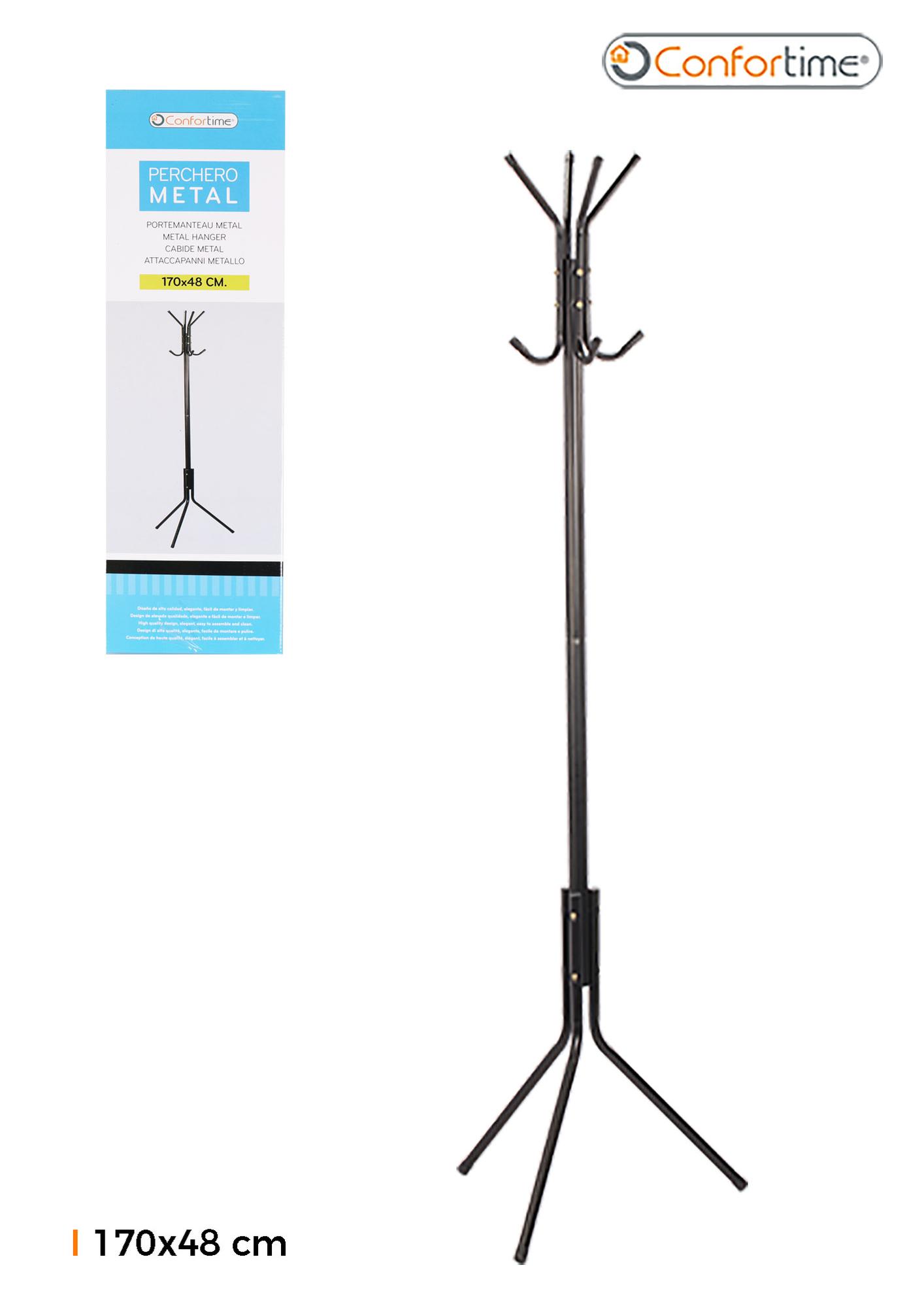 Confortime Perchero de Metal, 170 x 48 cm (8 Unidades)