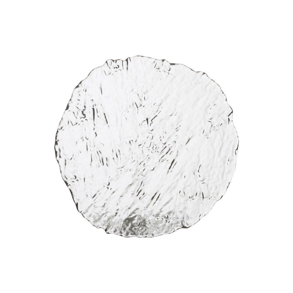 Avet Plato de Postre de Cristal Colección Anna, ideal para dulces y tartas, con 21 cm de diámetro y 2 cm de altura, Set de 6 Unidades