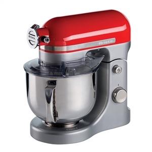 Ariete 1589/00 Robot de Cocina 5.5L 1600W Rojo con Accesorios para Amasar, Mezclar y Batir
