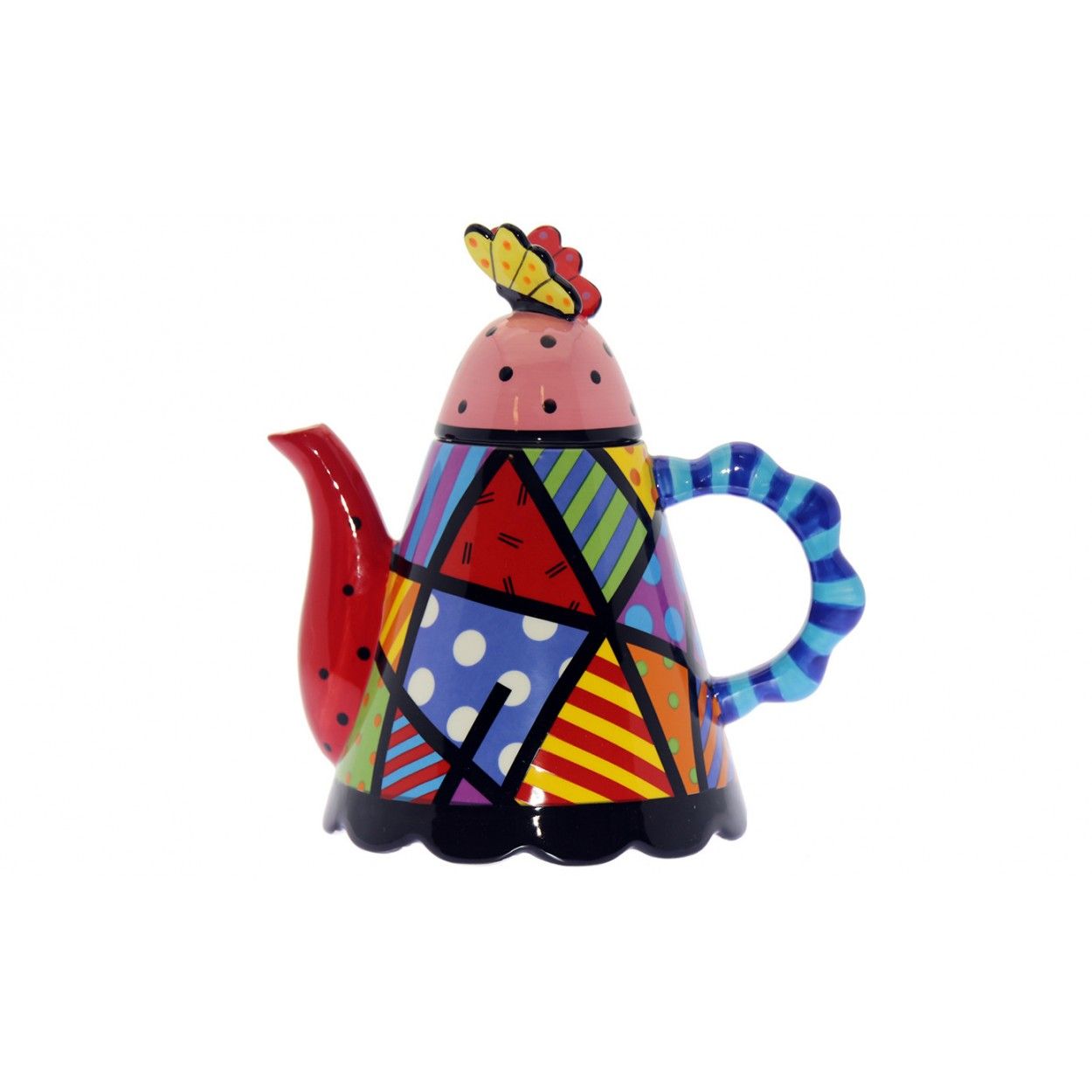 Tetera de Cerámica. Colores y formas