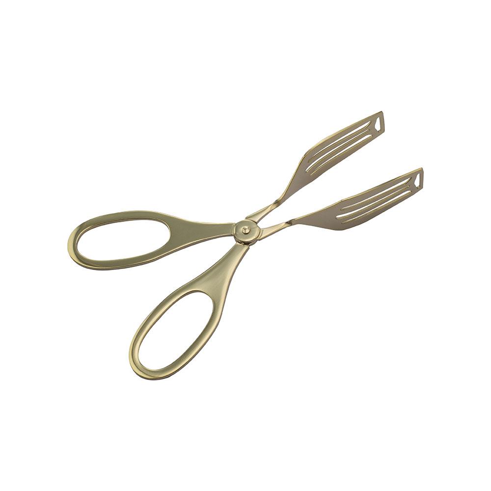 Abert Pinza para Pasteles Dorada de Acero Inoxidable 21 cm | Ideal para Servir Postres de la Colección Serving