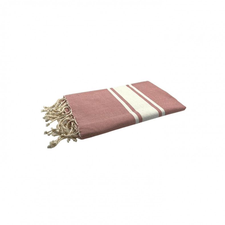 TOALLA PLAYA TISSAGE ROSA POLVO