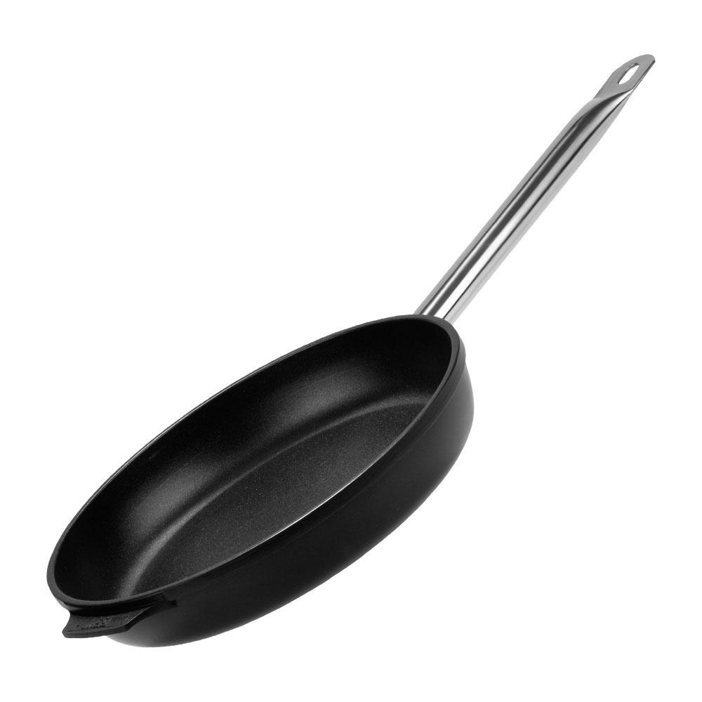 GSW Sartén Inducción Titanium 24 cm Aluminio Fundido - Apta Todo Tipo de Cocinas, Horno, Lavavajillas - Set de 6 Piezas