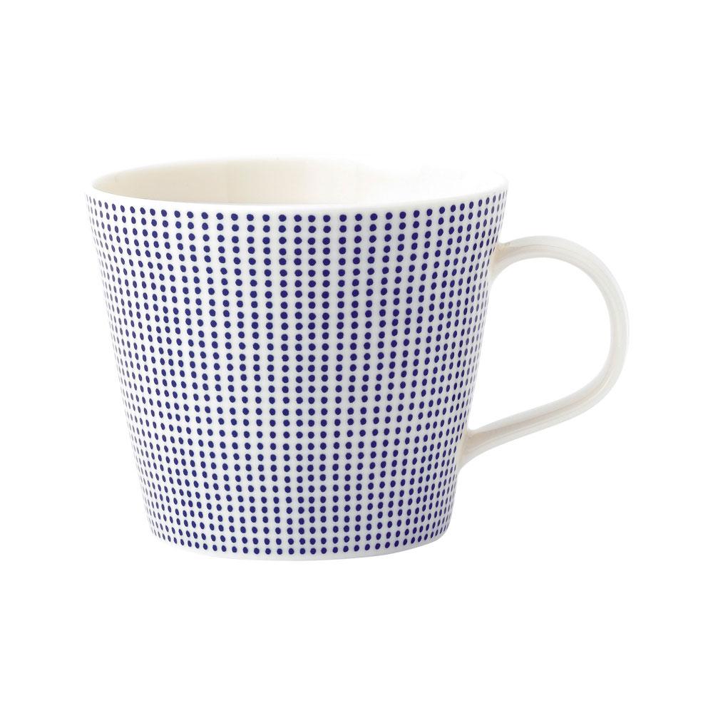 Royal Doulton Mug de Porcelana Colección Pacific Dots 450 ml - Pack de 4 Unidades