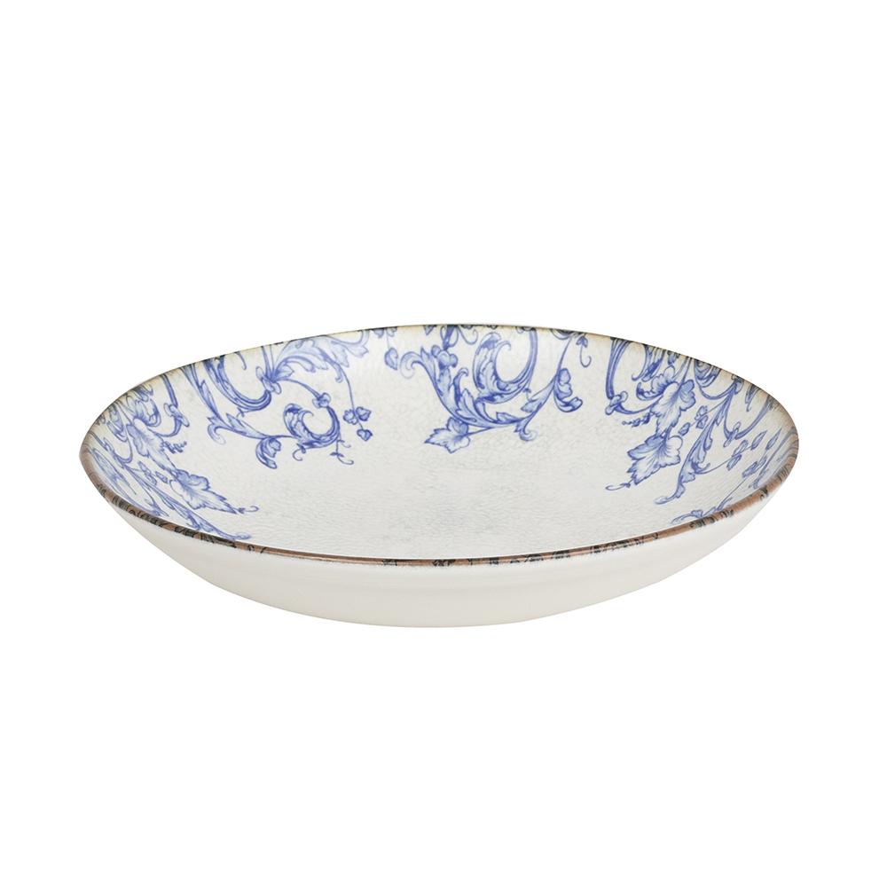 Avet Bol de Stoneware de 25 cm, Juego de 6 Unidades, Colección Hedera