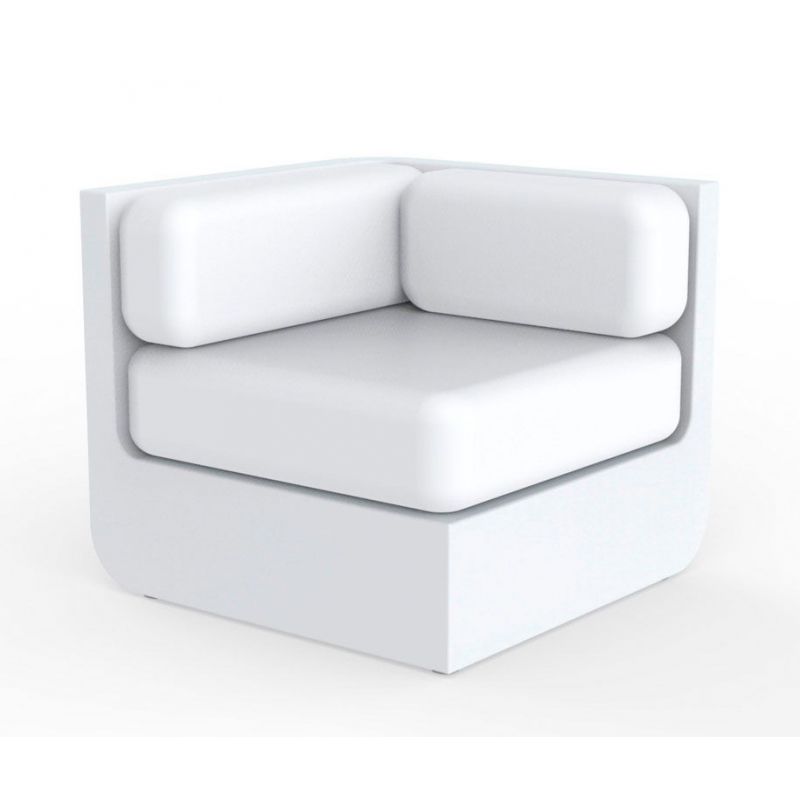 Ulm Sofá modulo esquina, bello y distinguido, ideal para tu terraza