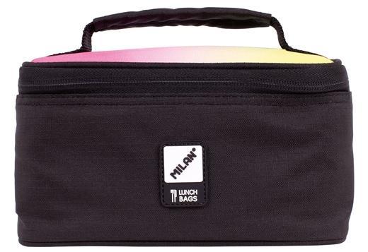 Milan Bolsa Isotérmica Porta Alimentos 1,5 L Serie Sunset Negro