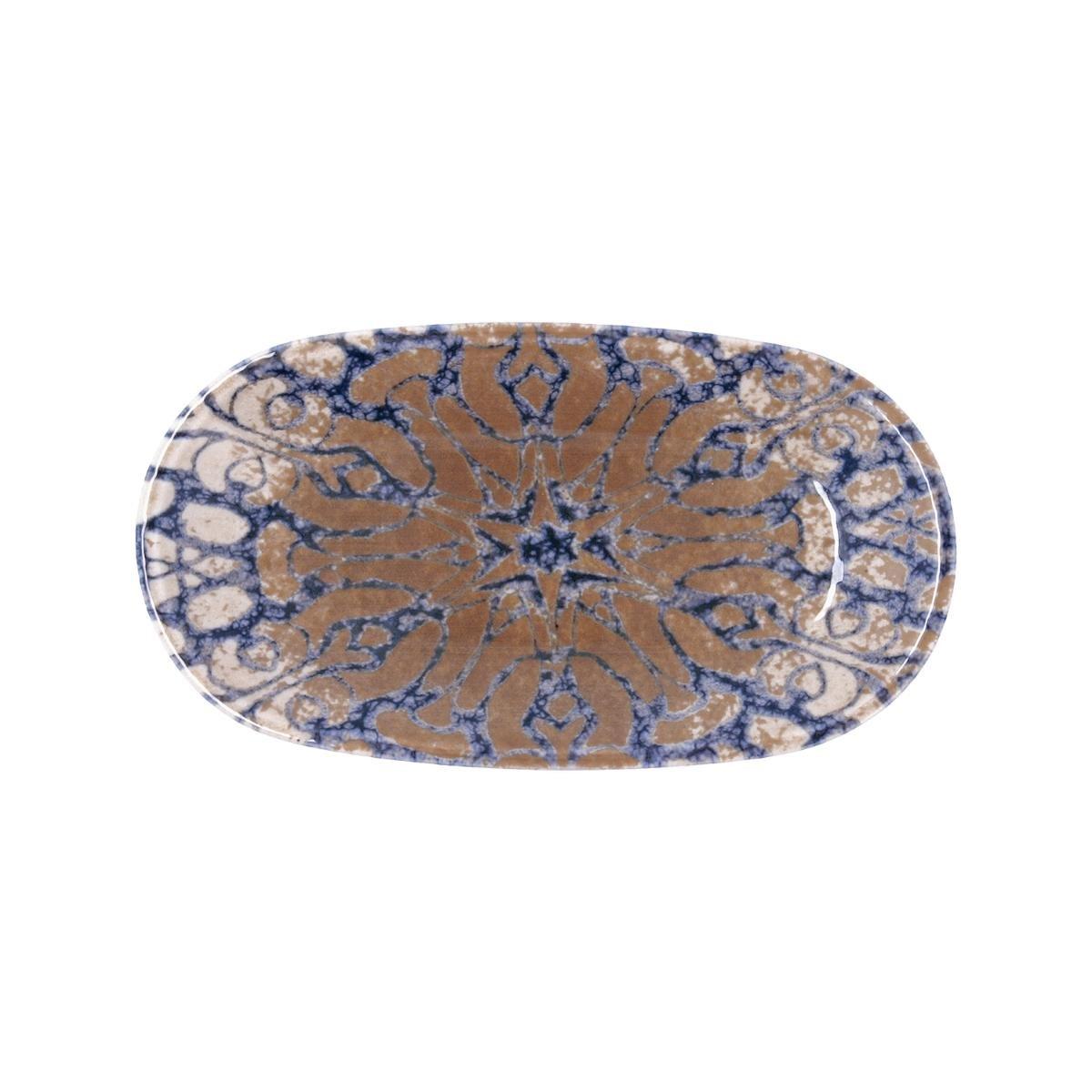 Bidasoa Deneb Hydrozero - Bandeja Oval Porcelana 26x14,5 cm, Pack 6 Unidades, Alta Resistencia, Apta Microondas y Lavavajillas