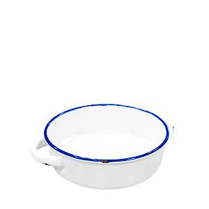 SUMMA Alacena Azul Cazuela en Porcelana Marfil y Azul, 18 cm (4 Unidades)