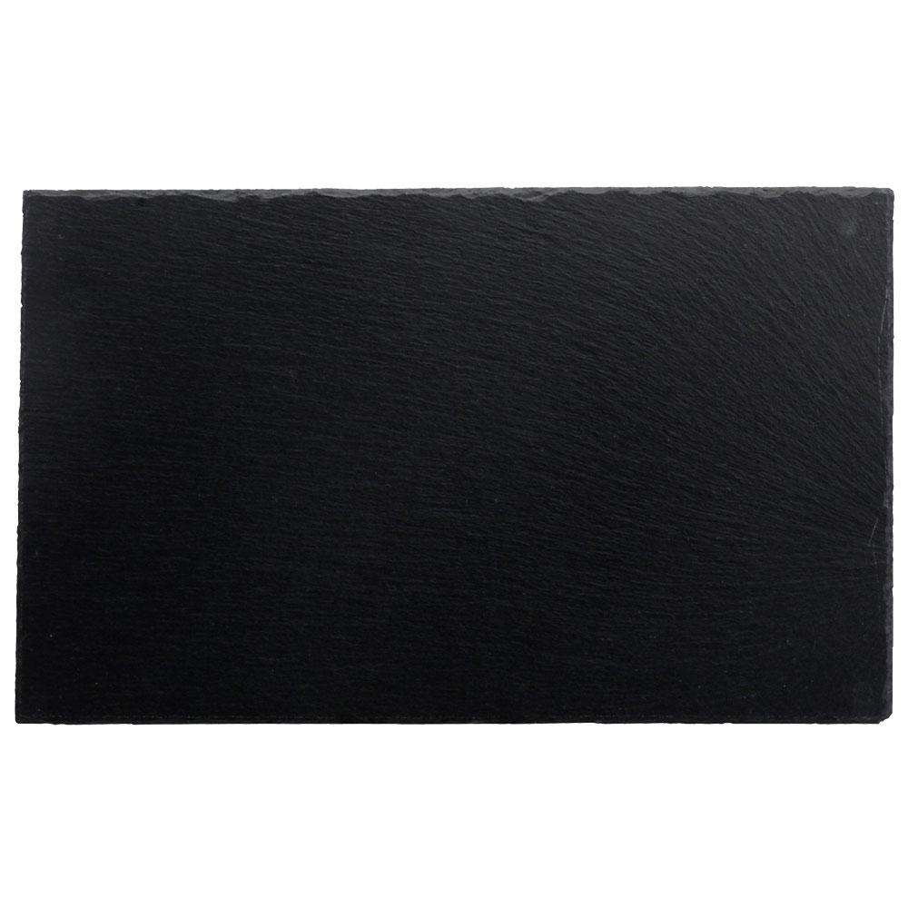 1946 Plato Fuente de Pizarra Natural Gastronorm GN 1/1 53x32,5 cm con Tacos Antideslizantes para Buffet