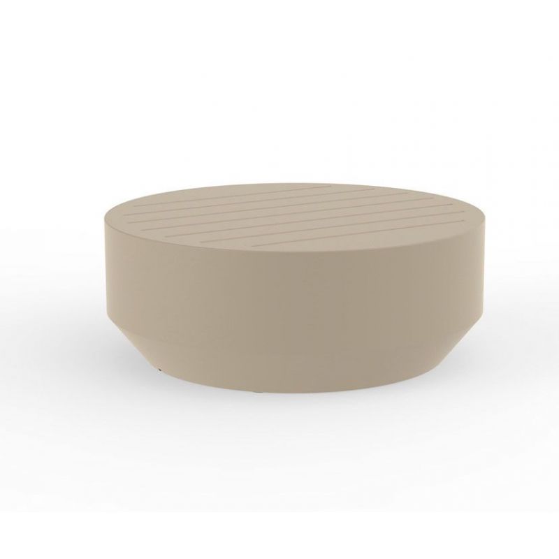 Vela Mesa Baja Redonda, diseñada para exteriores