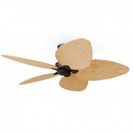 Ventilador de Techo Sulion Alma L Marrón 5 palas Madera Clara Sin luz