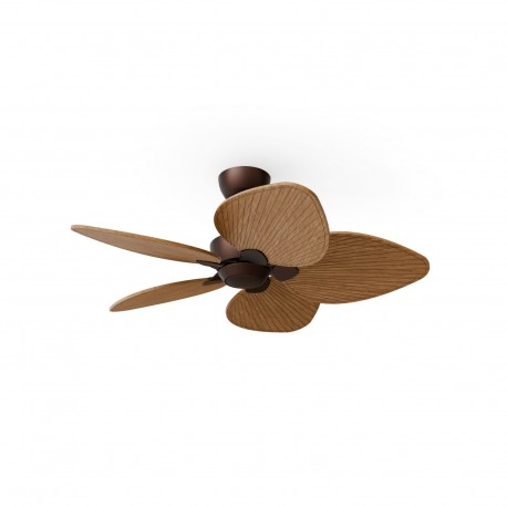 Ventilador de Techo Sulion Alma S Marrón 5 palas Madera Media Sin luz