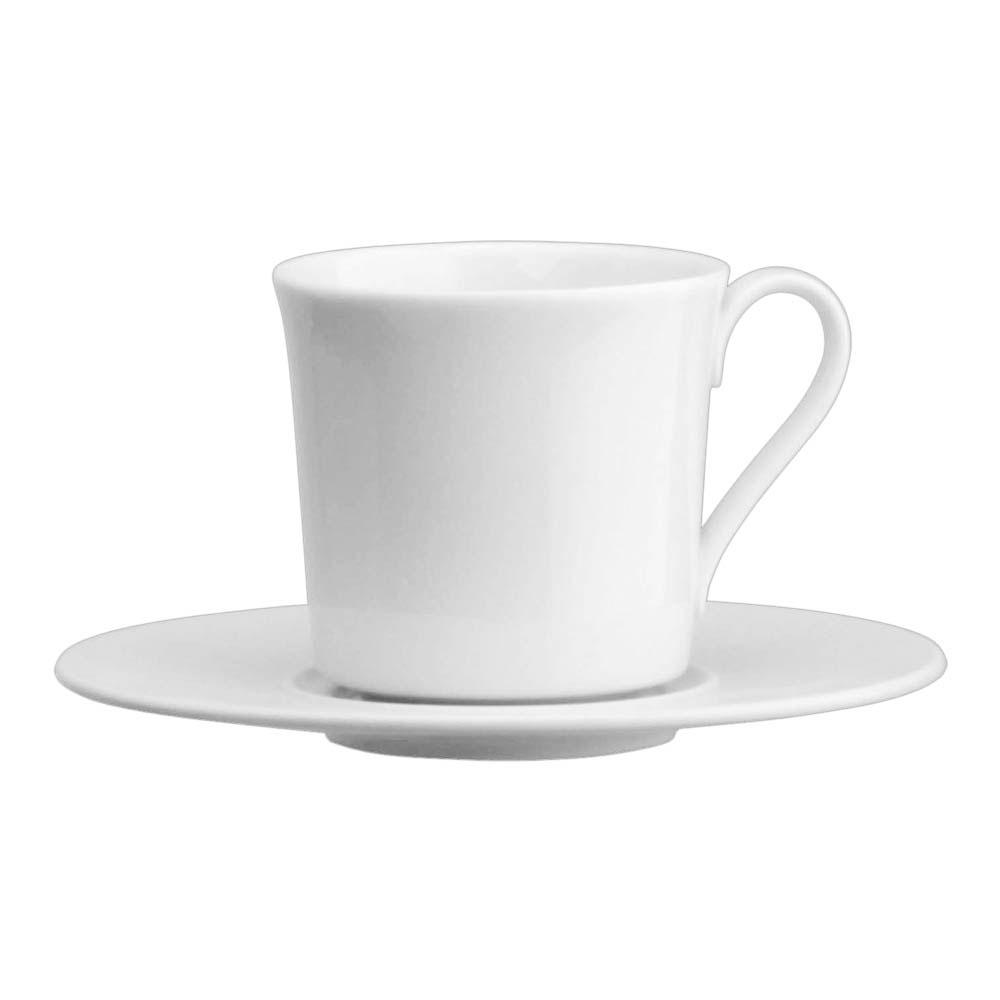 Avet Taza de Té con Plato de Porcelana, 220 ml de Capacidad, Juego de 6 Unidades de la Colección Galaxy