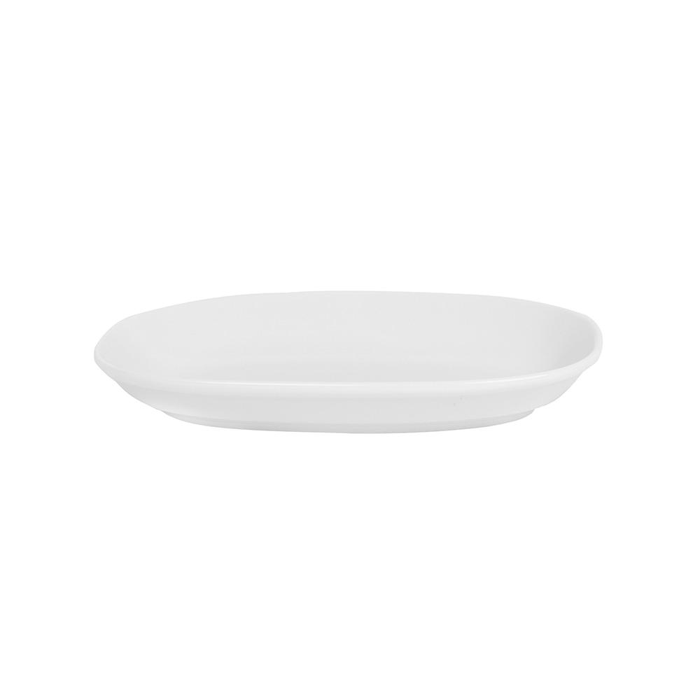 Avet Fuente de Porcelana Oval Honda Colección Bianca 23,5x13,5 cm - Pack de 3 Unidades