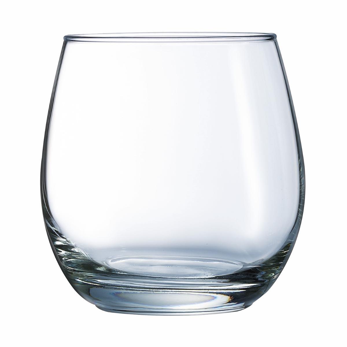 Luminarc Vaso Bajo Maine de Vidrio Ecológico 32 cL - Set de 6 Unidades - Apto Lavavajillas y Fabricado en Francia