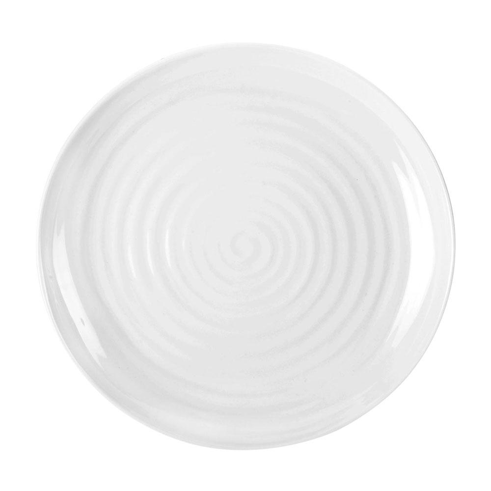 Portmeirion Plato Postre Coupe Sophie Conran 22 cm, Set de 4 Piezas, Apto Lavavajillas, Microondas, Horno, Congelador