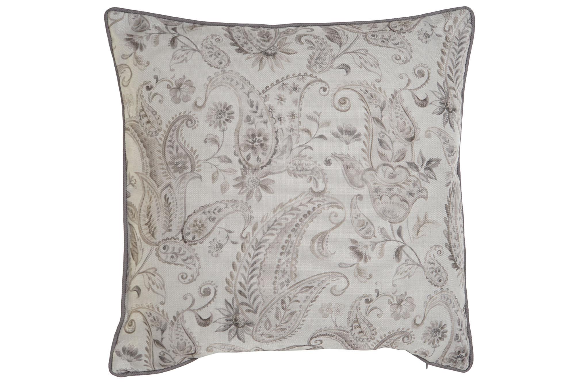 DKD Home Decor Cojín Cottage Poliéster Multicolor 45x10x45 cm Impreso Estilo Cachemire Cierre Cremallera